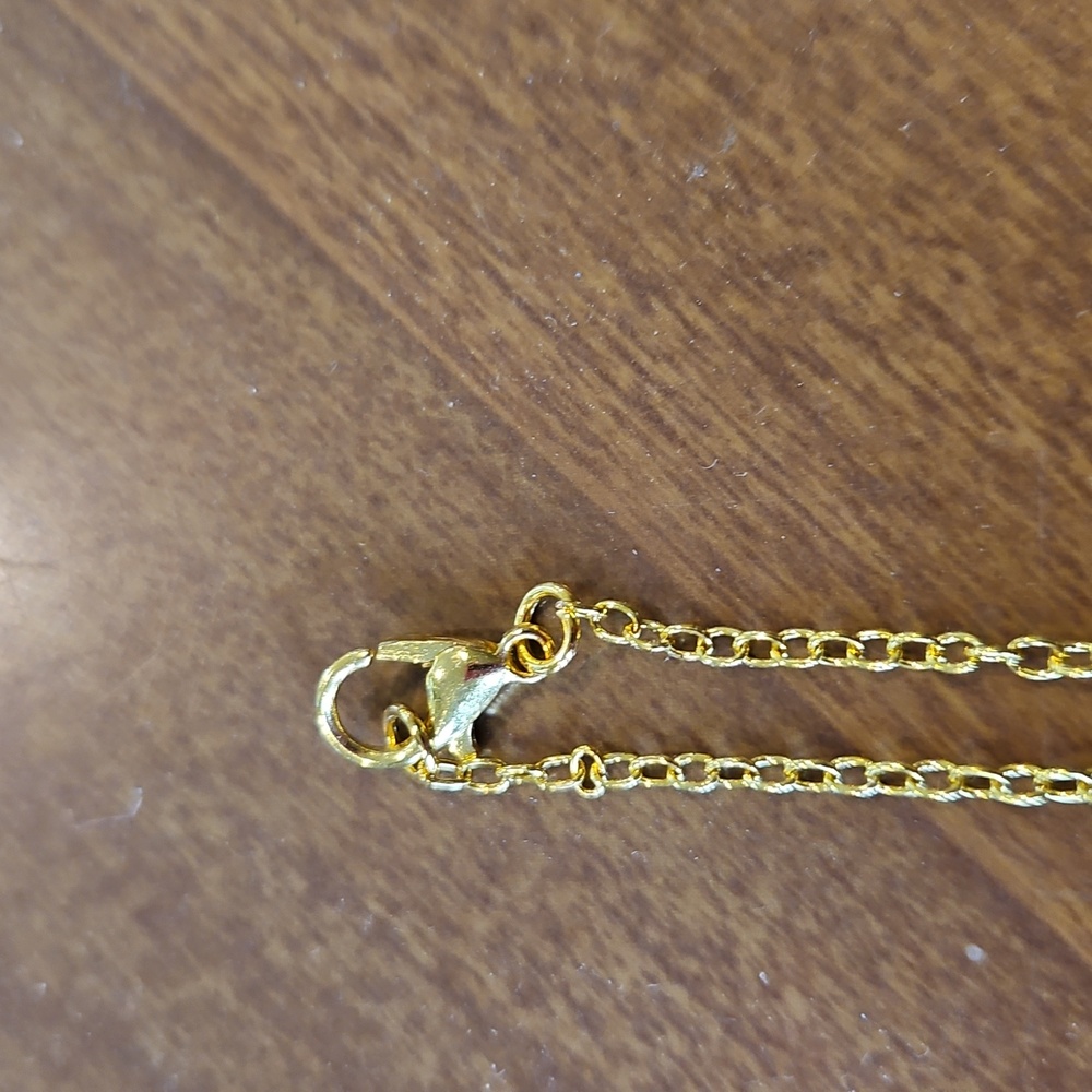 NWOT Pomeranian Gold Dog Necklace - Picture 3 of 4